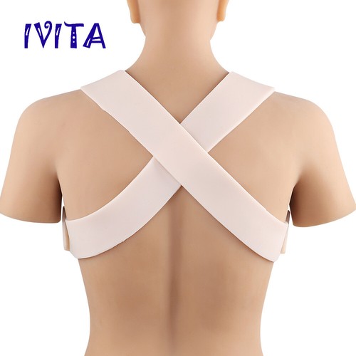 I Cup Large Silikonbrüste BHs Enhancer Transgender Große Ovale Areola Fake Boobs - Picture 4 of 10