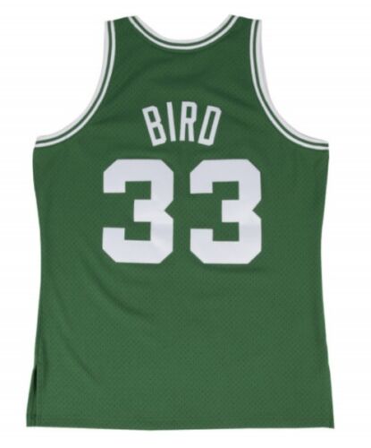Larry Bird #33 Boston Celtics Mitchell & Ness NBA maglia retro verde - Foto 2 di 3
