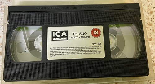 TETSUO 2 Body Hammer VHS Video Cassette Tape 1993 RARE 18+ English UK Region - Picture 3 of 3
