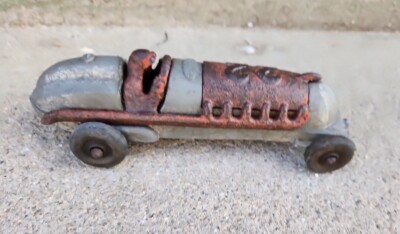 Vintage 1930 HUBLEY RACER Kiddie COCKPIT 22  RED Toy CAR USA Rare Plate ??