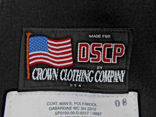 US Marine Dress Jacket 37 Regular Coat Blue Gabardine 2312 USMC Lcpl P/W Uniform - Picture 8 of 12