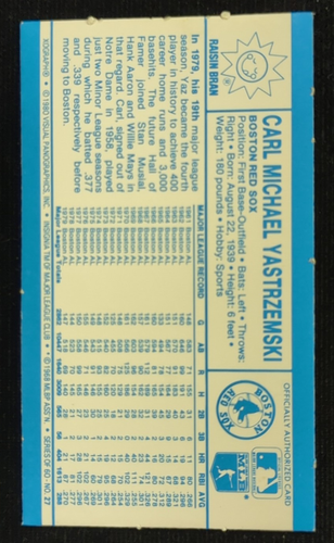 1980 KELLOGG'S 3-D # 27 CARL YASTRZEMSKI RED SOX HOF+ #35 PETE ROSE PHILLIES - Bild 6 von 11