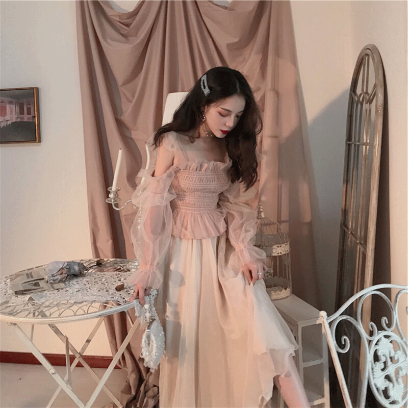 トップス muguet / fairy tulle peplum blouse Brand new and unopened ♡ muguet fairy tulle peplum blouse