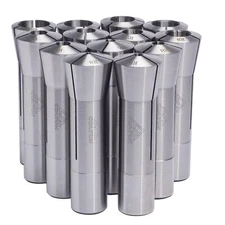 Colton Industrial Tools 13 Piece Ultra Precision R8 Round Collet Set 0.0005" TIR