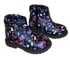 OshKosh B'gosh Toddler Girl's Raquel Navy Multi Floral Ankle Boots Shoes 5T