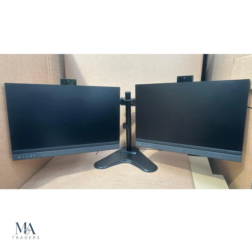 Dell Dual Monitors 2 x 24'' FHD IPS 1080p LCD Screen Pack with Adjustable Stand - Image 4 of 4