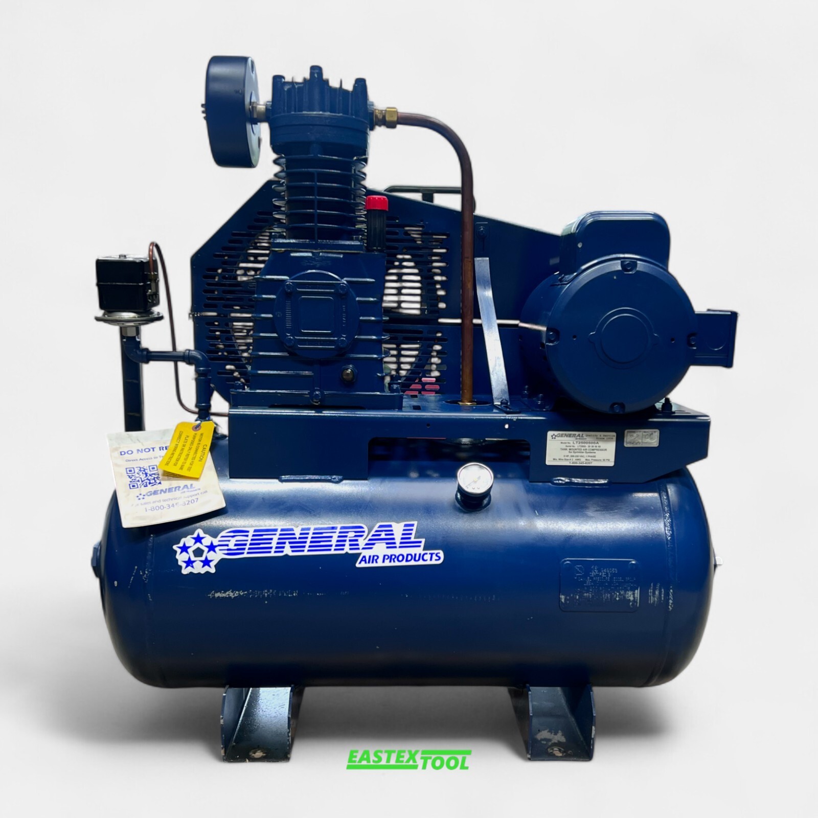 Lt2500500a  5hp, 208-230 Vac ,30 Gal , Lubricated Tank Mount