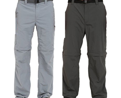 NEW COLUMBIA MEN'S SILVER RIDGE CONVERTIBLE PANTS INSEAM 32