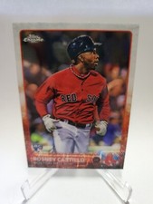 2015 Topps Chrome Rusney Castillo #160 RC Boston Red Sox