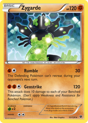 Zygarde 53/124 Rare | Fates Collide | Pokemon Card | eBay Zygarde 53/124 Rare | Fates Collide | Pokemon Card | eBay