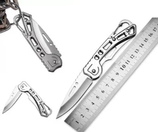 Mini EDC Pocket Survival Folding Knife Carabiner Outdoor Camping Folding Knife