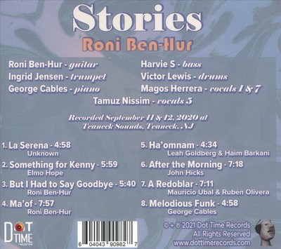 RONI BEN-HUR STORIES NEW CD