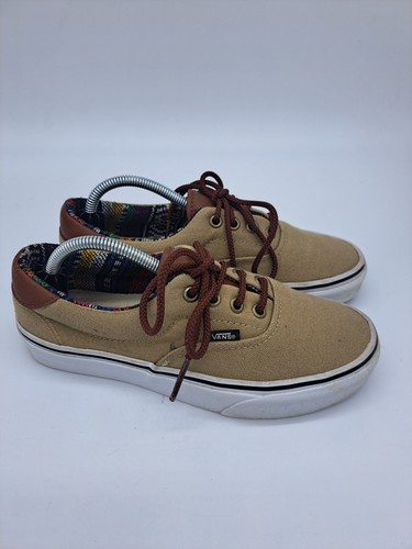 VANS Era Khaki Tan Sz Women's 7 / Men's 5.5 Canvas TB4R Unisex Skate Shoes - Picture 2 of 12