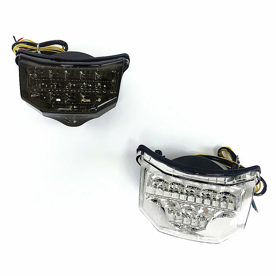 Intermitente de señal de giro de luz trasera LED integrado para Yamaha FZ600 FZ6 / N 2004-2009 Foto 3 de 4