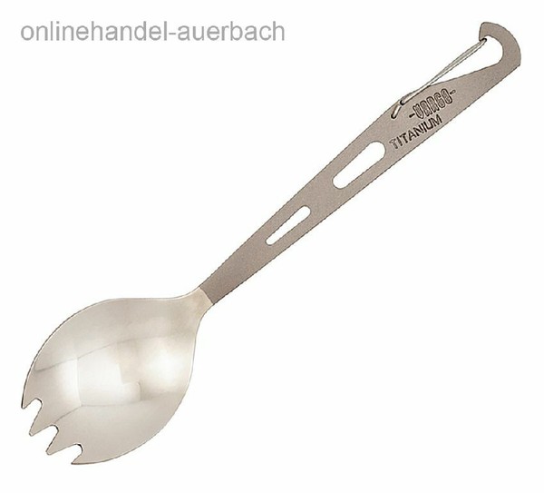 Vargo Titanium Eagle Spork Gabel LöFfel Campingbesteck Outdoor Survival-image