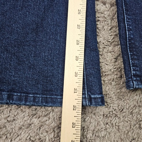 Sofia Vergara Jeans Womens 2 Wide Leg High Rise Dark Wash Stretch Denim 26x32 - Picture 6 of 15