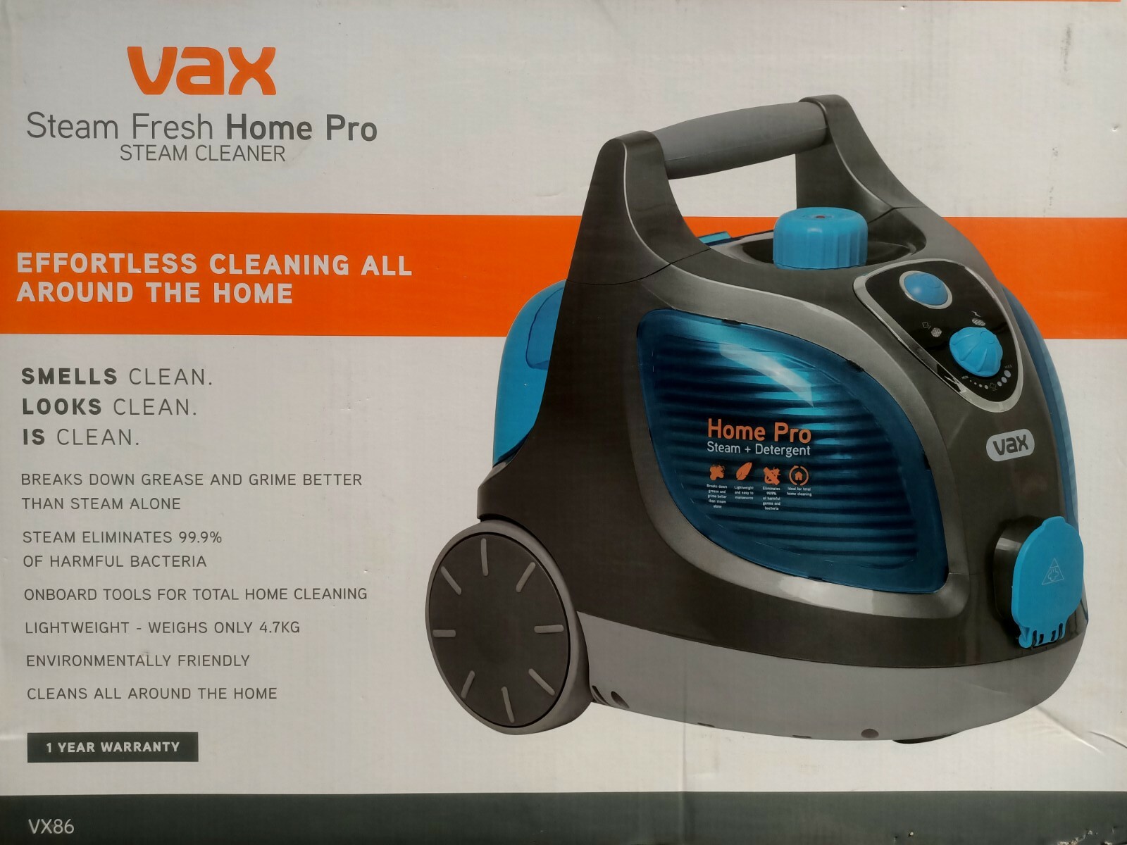 Vax Fresh Home Pro Steam Cleaner VX86 