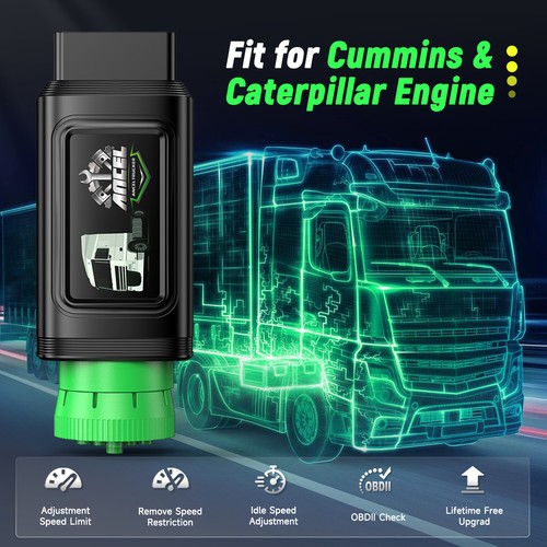 For Cummins HD OBD2 Scanner Diagnostic Scan Tool Idle Speed/Speed Limit Reset - Imagen 5 de 13