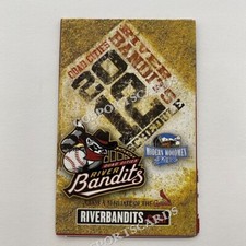 2012 Quad Cities River Bandits Pocket Schedule Cardinals Minor League Baseball