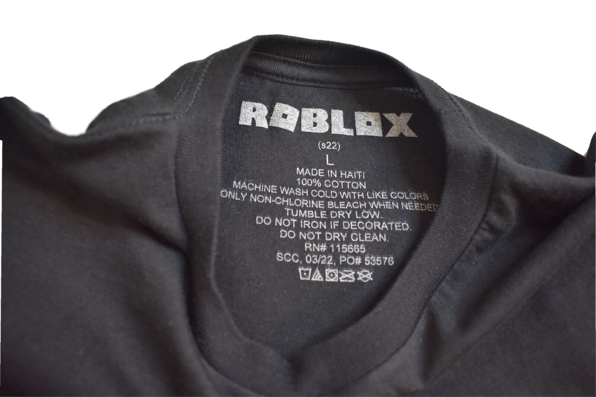 Roblox Youth Boys Roblox Cyberblox Character Black Shirt NWT XXS, XS, S