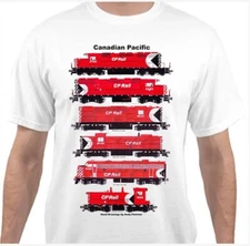 Canadian Pacific CP Rail Multimark-era  Railroad T-Shirt by Andy Fletcher