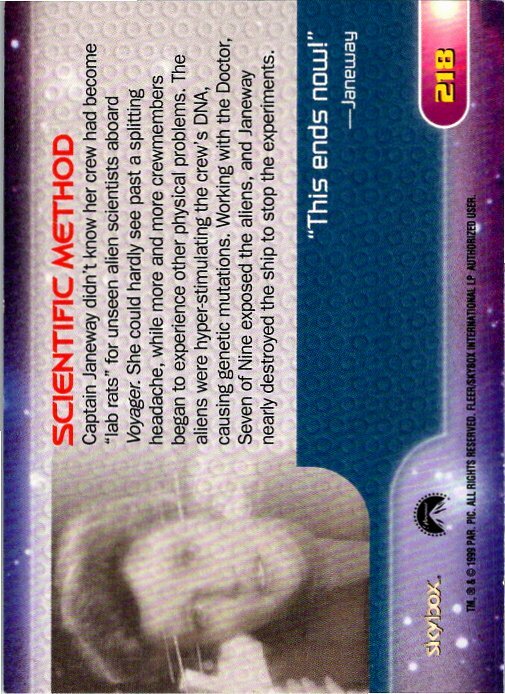 1999 Skybox Star Trek Voyager Closer To Home - PICK / CHOOSE YOUR CARDS - Picture 71 of 157