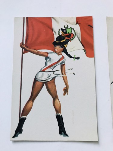8 Cartoline Donne Umoristico/Erotiche Anni 60 - Foto 8 di 9