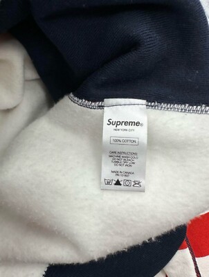 Supreme Box Logo Pullover Hoodie “USA / American Flag” FW14 Size M