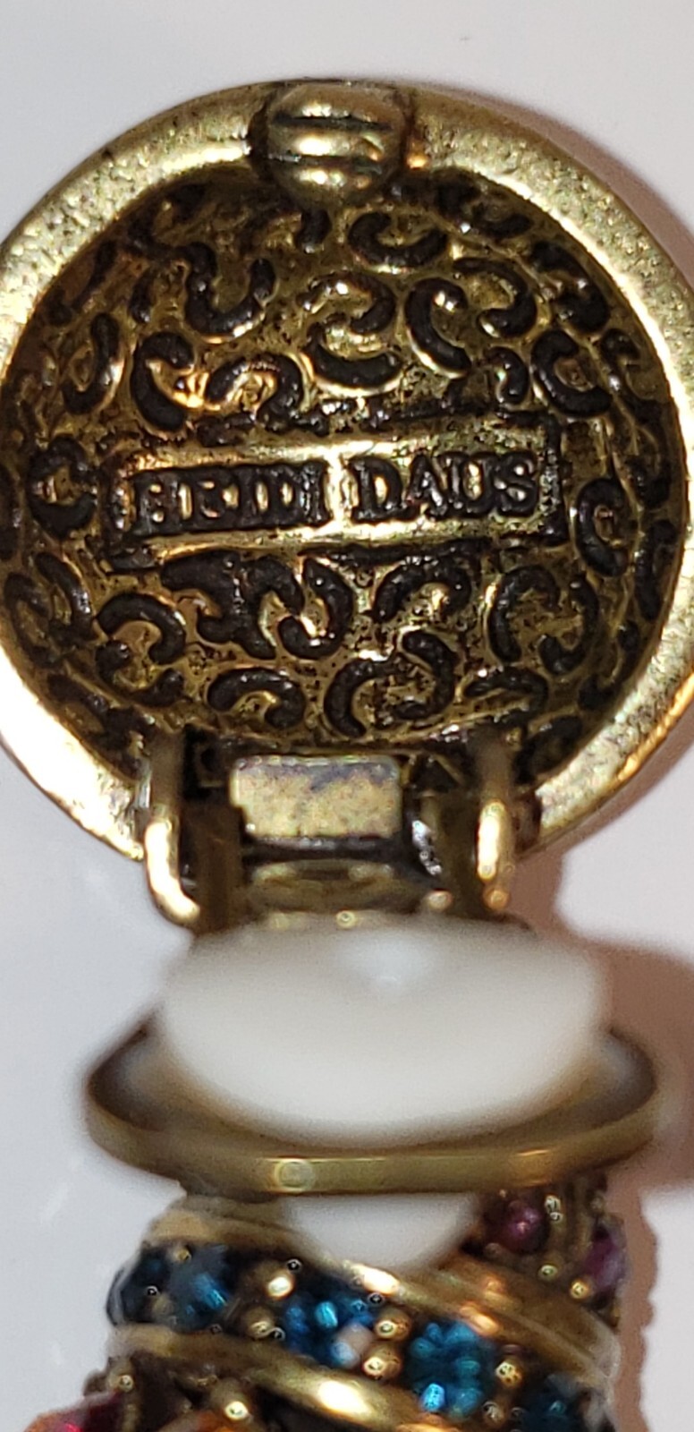 Heidi Daus Interchangeable DANGLING Earrings Clip… - image 14