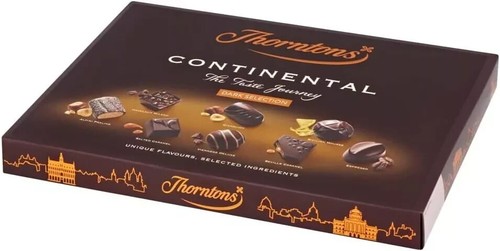 Thorntons Continental Dark Chocolate Geschenkbox | Schokoladenkorb | Weihnachten. - Bild 5 von 5
