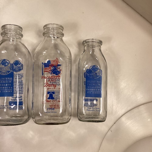 Lot of 5 Promised Land Dairy Bottles - Picture 3 of 5