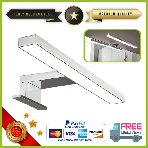 LED LICHT WANDLEUCHTE STRAHLER SPIEGELLAMPE FÜR BAD RAHMEN 30 45 60 80 100 - Bild 16 von 52
