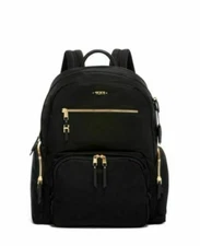 TUMI /Voyageur Carson Backpack Black/Gold Hardware
