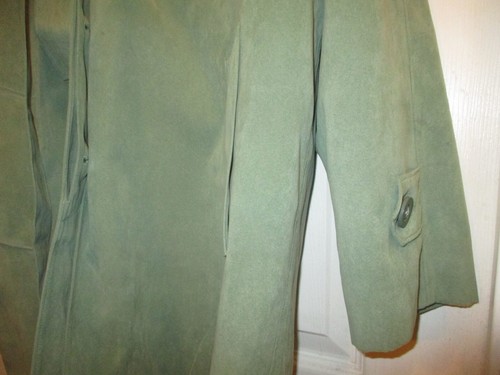 Appleseeds~Ladies Lined Sage Hooded Green Coat~Size Small~Pre-Owned - Photo 5/16