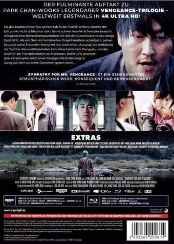 Sympathy for Mr. Vengeance (Ultra HD Blu-ray & Blu-ray im Mediabook) 2 Disc - Bild 2 von 2