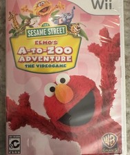 WB Games Sesame Street: Elmo's A-to-Zoo Adventure Videogame Nintendo Wii EC