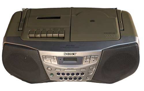SONY CFD-S22 Vintage CD/AM/FM Cassette Player RECORDER Boombox Mega Bass - Picture 2 of 5