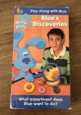 Blues Clues - Blue’s Discoveries (VHS, 1999) VTG 90s Play Along Rare TESTED