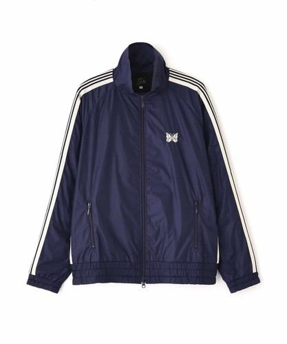 Needles × LHP Esclusiva Giacca da Pista in Nylon Navy - Foto 4 di 4