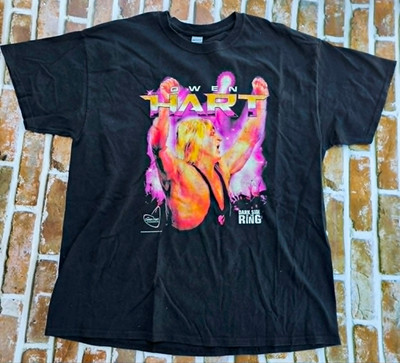 Owen Hart Wrestling Shirt Mens XL Dark Side of the Ring Tribute Graphic Tee