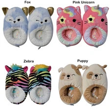 Squishmallows Unisex Youth Slip On Soft & Cozy Plush Slippers, 990353158
