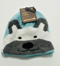 Field and Stream Winter Beanie Youth OS Bear Cozy Cabin Lined