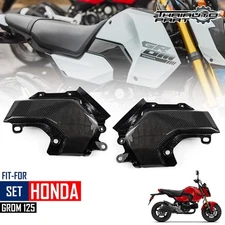 Honda Grom 125 2025 Pair Side Upper Panel Body Cover Engine Guard Carbon