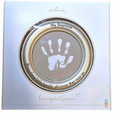 Hallmark "My Baptism" Handprint Frame Kit Baby Keepsake with Paint  Papers NIB
