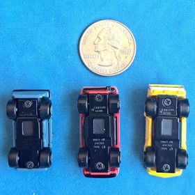 Vintage 1990 Galoob Micro Machines Private Eyes Collection #5 Complete Set of 3