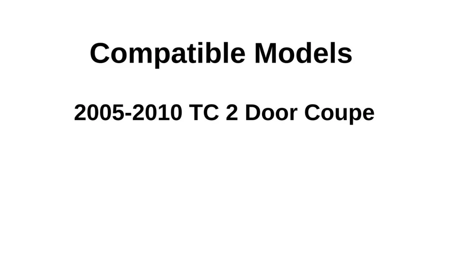 Fits 2005-2010 Scion TC 2 Door Coupe Driver Side Left Front Door Window Glass  Foto 3 de 4