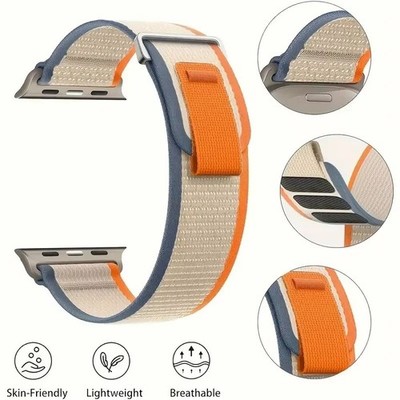Nylon Trail Loop Band for Apple Watch Ultra 3 2 49mm 46mm 45mm 44mm Strap