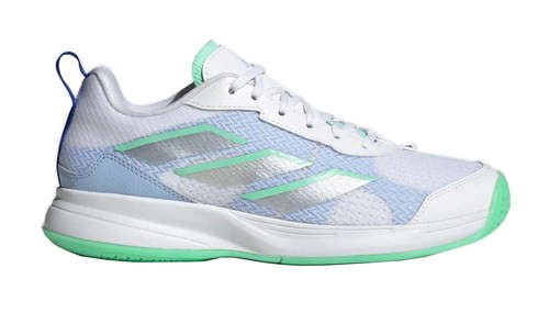 ADIDAS AVAFLASH WOMENS TENNIS SHOES WHITE/AQUA UK SIZE 6.5 RRP £70 - FREE P & P - Picture 4 of 5