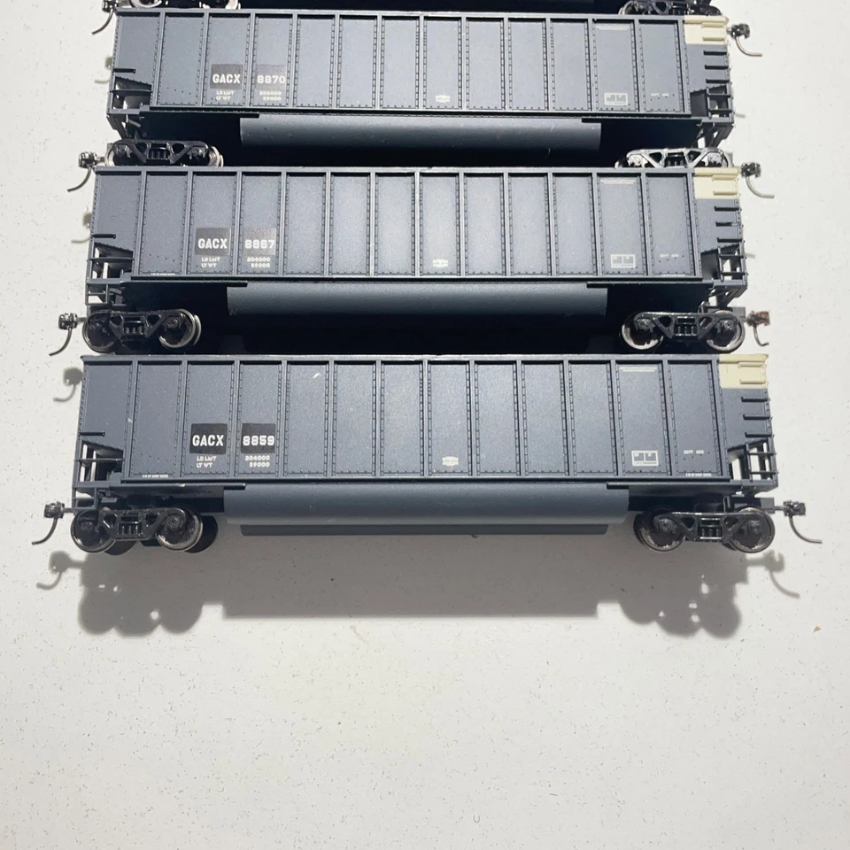 Walthers Lot of 4 HO Scale GACX Coalporter Gondolas Rough No Boxes - Image 2 of 4