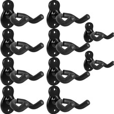 Guitar Wall Mount Hangers Pack Metal Non Slip Safe Display Acoustic Electric ...